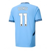 Manchester City Jeremy Doku #11 Fußballbekleidung Heimtrikot 2024-25 Kurzarm